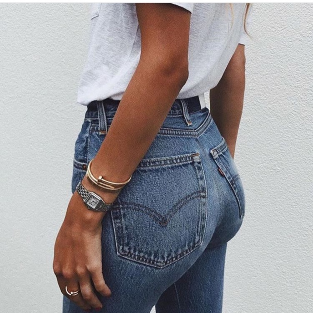 Re/done high rise jeans